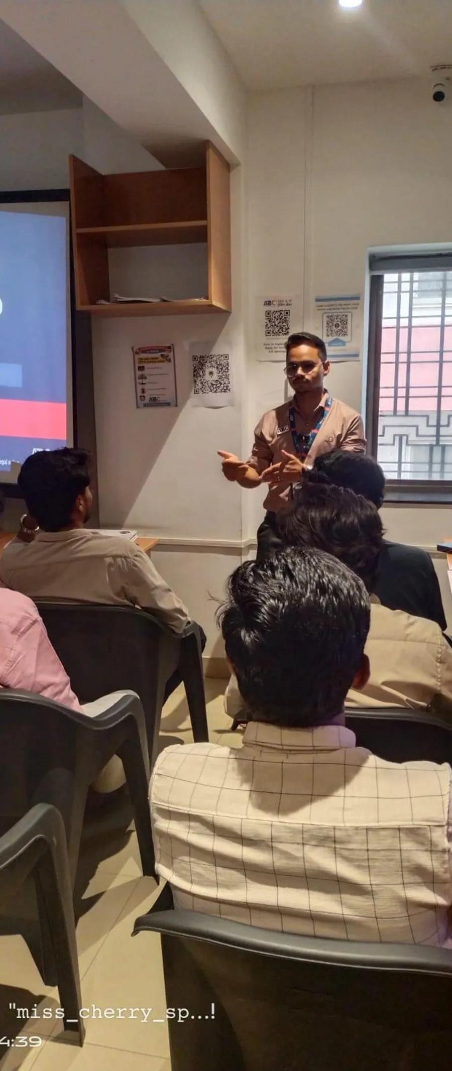 Vibe coding workshop at ABC Trainings Sangli